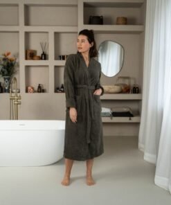 Bathrobe Fusai dark green